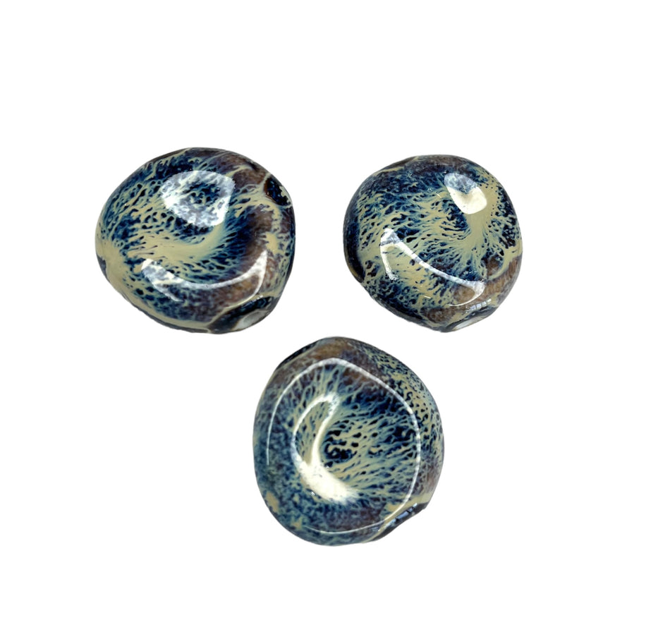 Blue Ceramic Focal, 1pc