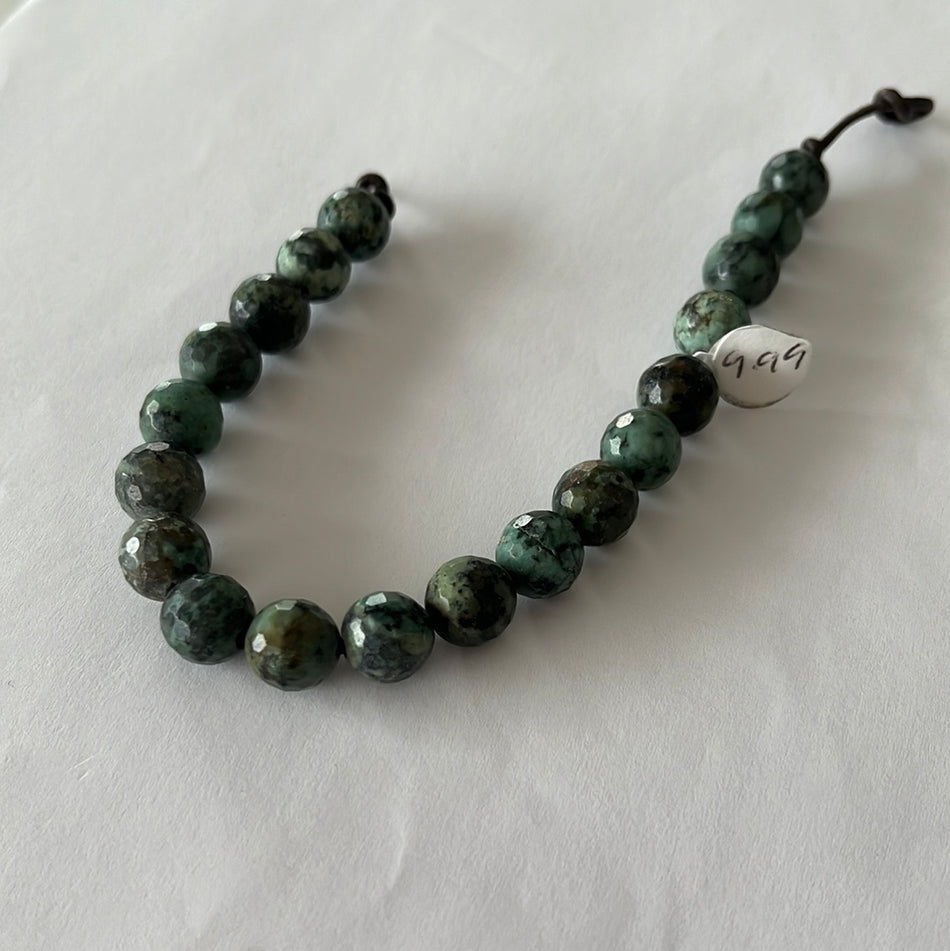 Faceted Turquoise 10 mm