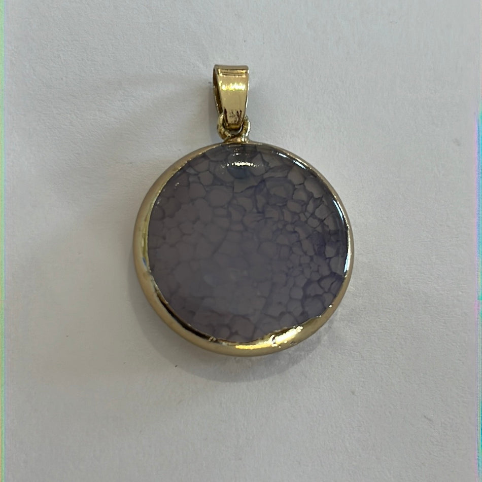 Gray Agate Pendant