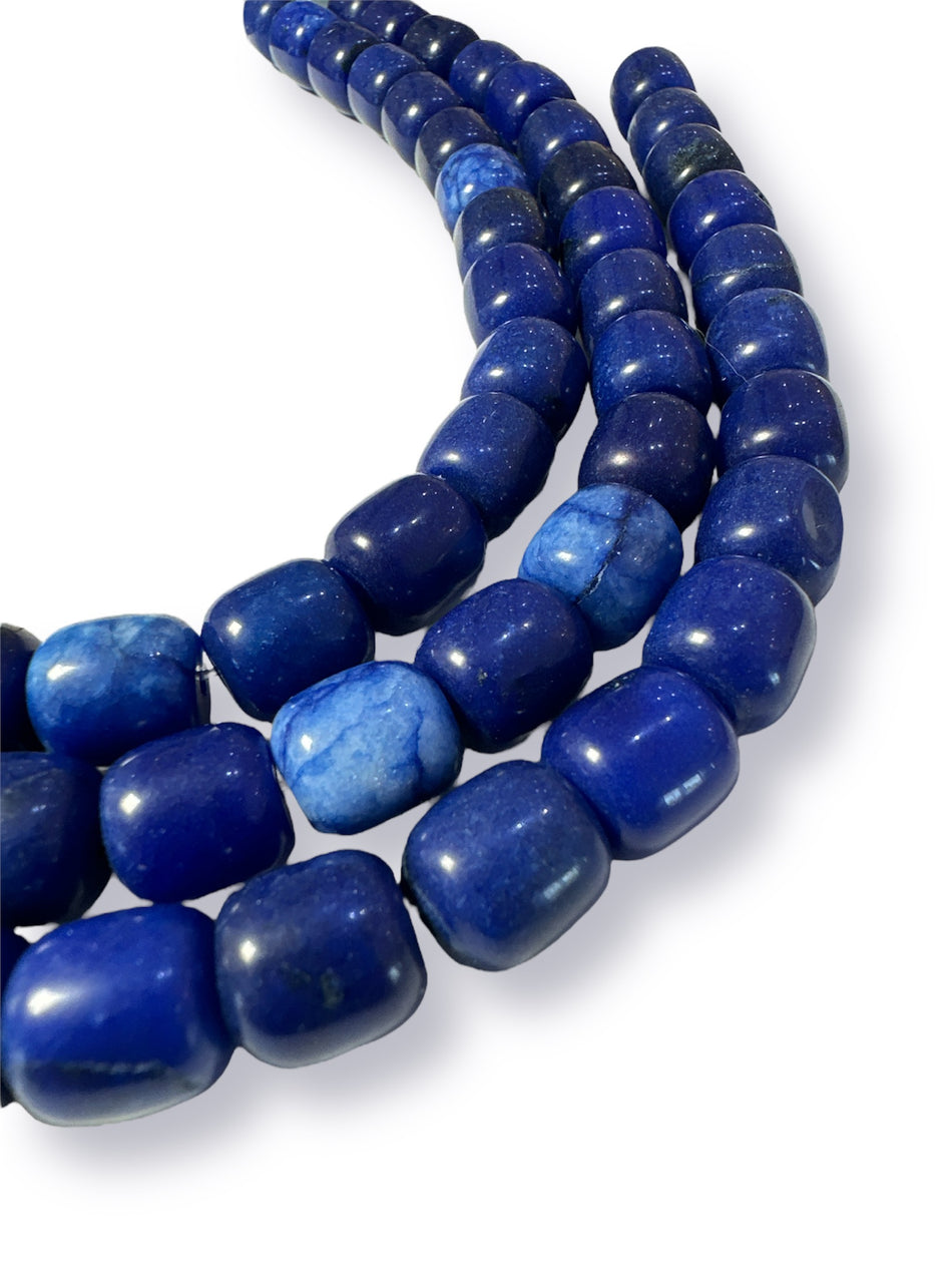 Blue Jade Tube Strand