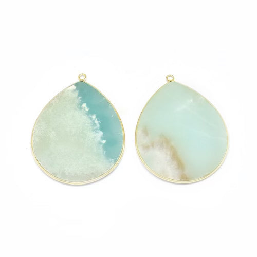 Amazonite Drop Pendant, 1pc