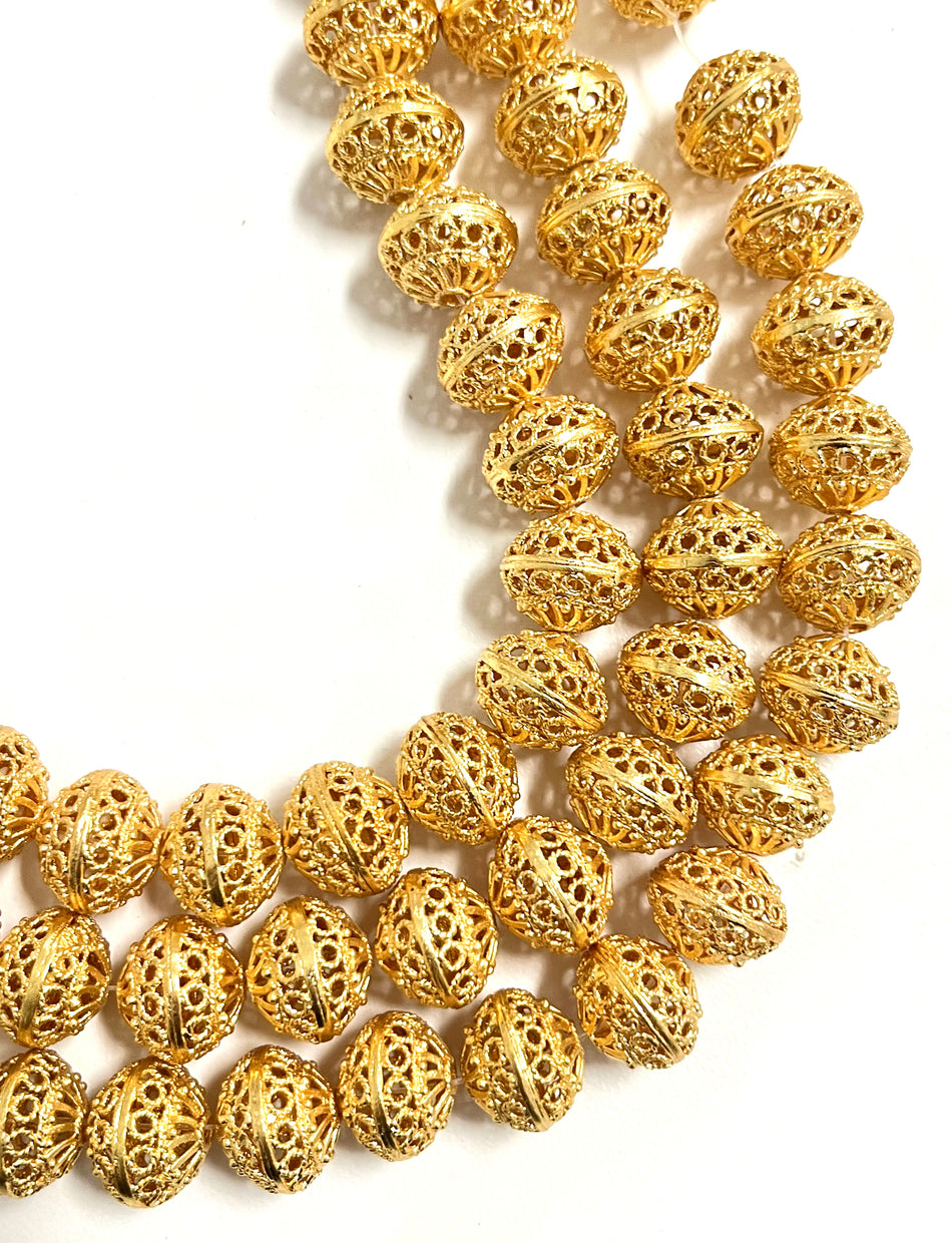 Gold-Filled Round Strand, 14mm