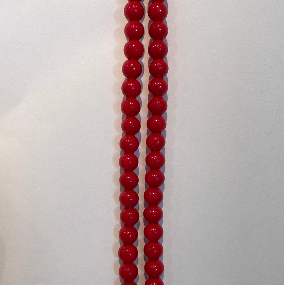 Red Glass Ball 6mm