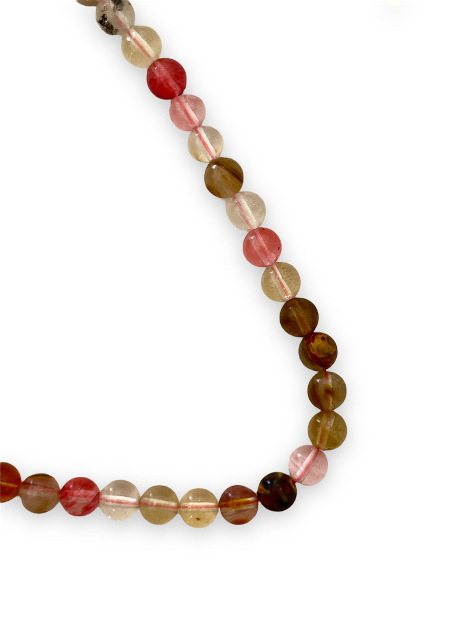 Round Rose Quartz Strand, 6mm